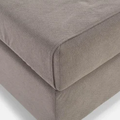 Łóżko kontynentalne z materacem szare SILLA 90x200 cm