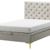 Łóżko kremowe DONNA LUX 120 cm
