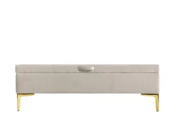 Łóżko kremowe DONNA LUX 120 cm