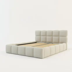 Łóżko tapicerowane boucle CELINE 160x200 cm