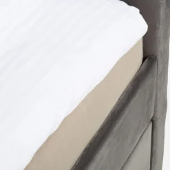 Łóżko z szufladą do spania ciemnoszare FORTINE 90x200