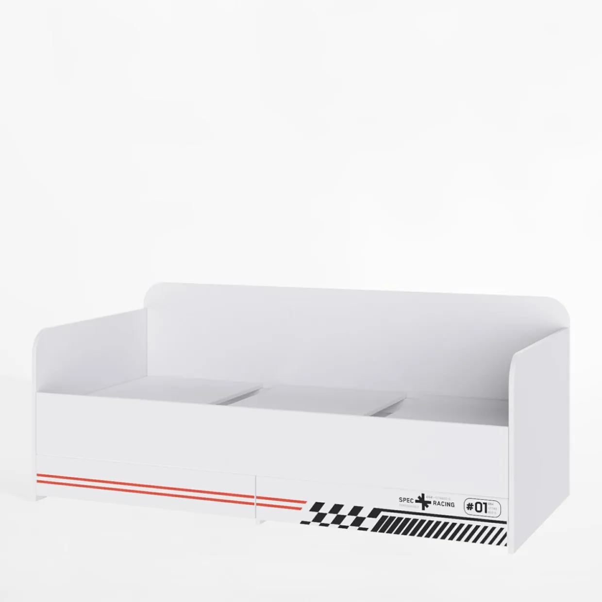 Łóżko z szufladami TRENDS CAR 90x200 cm