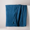 Koc granatowy CORAL 130x160 cm