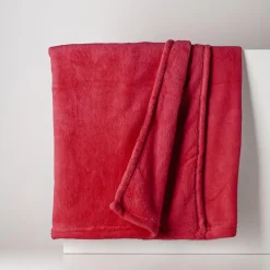 Koc malinowy CORAL 130x160 cm
