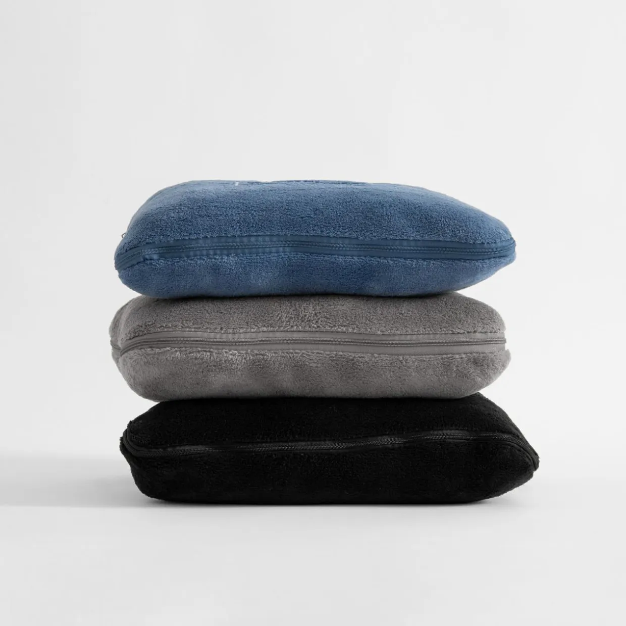 Koc podróżny 2w1, czarny, TRAVEL BLANKET 130x160 cm