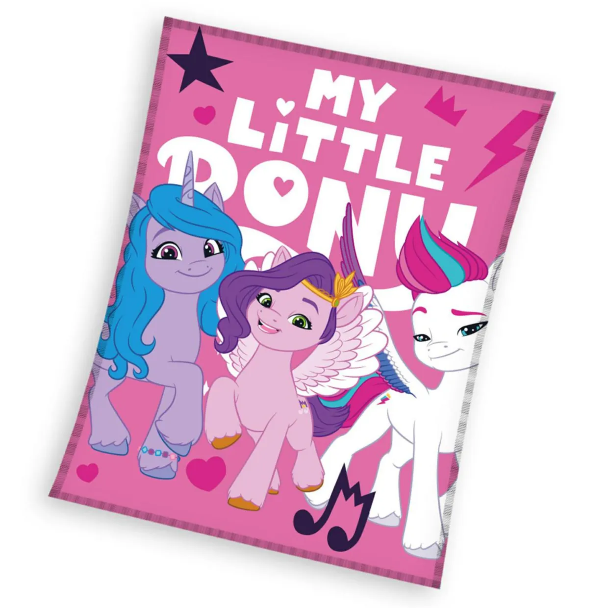Koc różowy MY LITTLE PONY 130x170 cm