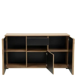 Komoda do salonu z lamelami MALAGA