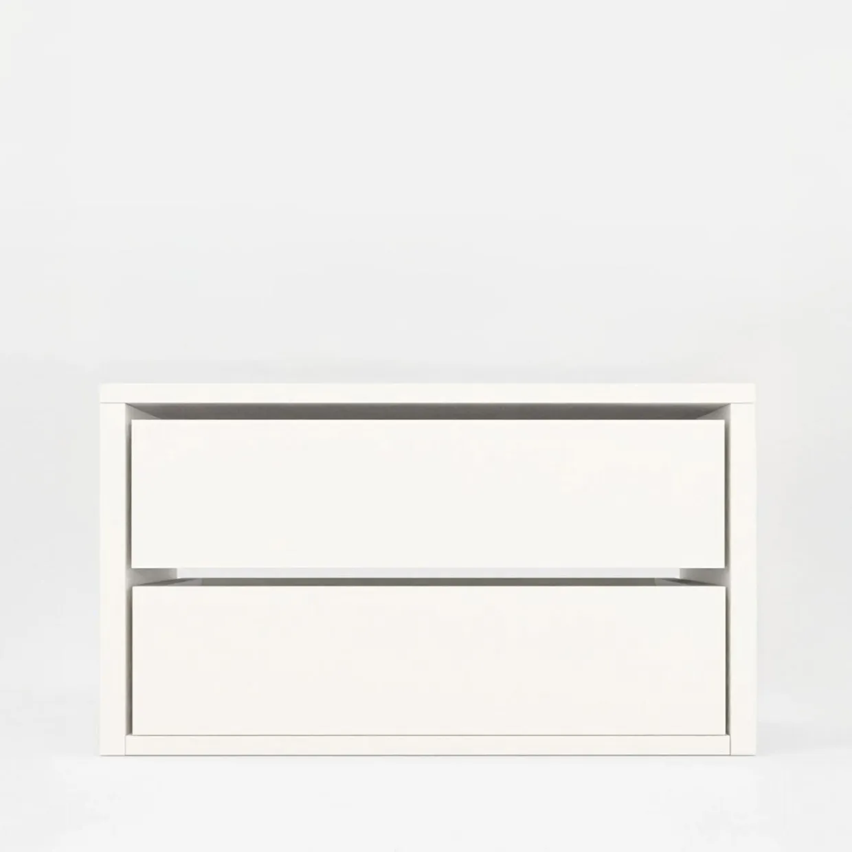 Komoda do szafy INNER II z 2 szufladami BASIC 75 cm biała