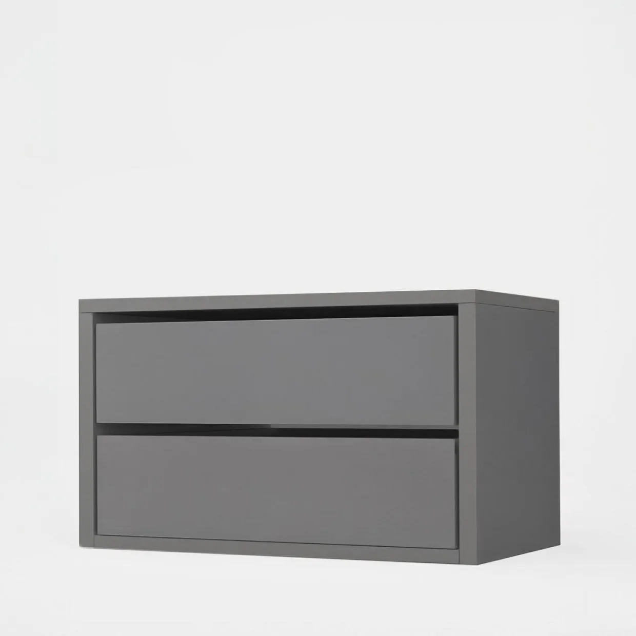 Komoda do szafy INNER II z 2 szufladami BASIC 75 szara