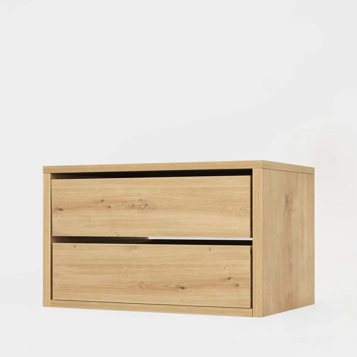 Komoda do szafy INNER II z 2 szufladami BASIC 75 dąb artisan