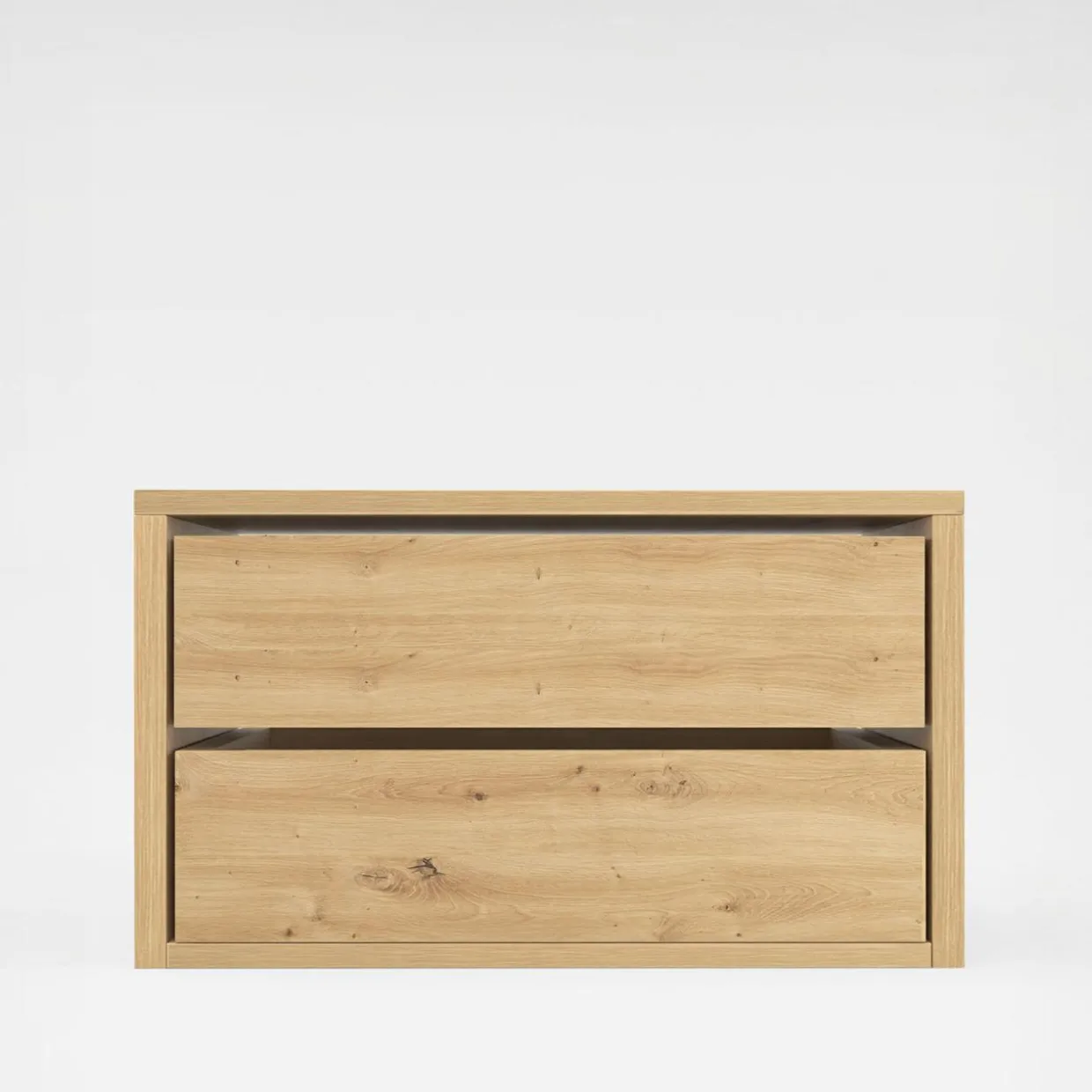 Komoda do szafy INNER II z 2 szufladami BASIC 75 dąb artisan