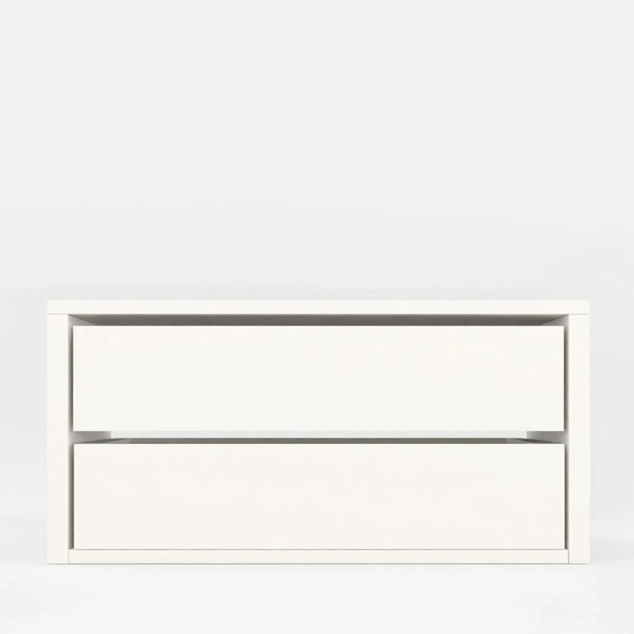 Komoda do szafy INNER II z 2 szufladami BASIC 100 biała