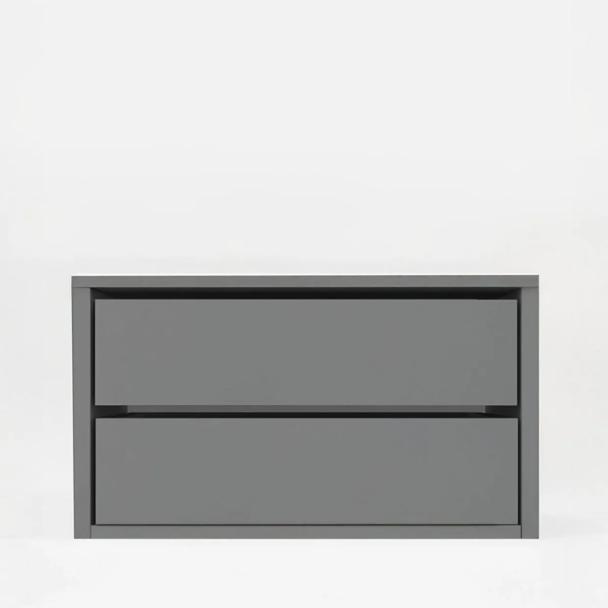 Komoda do szafy z 2 szufladami BASIC 50 szara INNER II