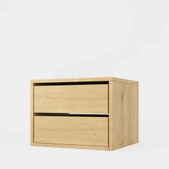 Komoda do szafy z 2 szufladami 50 cm ADBOX S dąb artisan