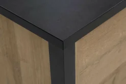 Komoda industrialna szeroka z szufladami i półkami HIGH ROCK