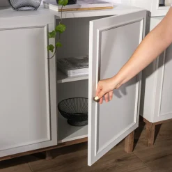 Komoda szara z szufladą PENKRIDGE 149.6 cm