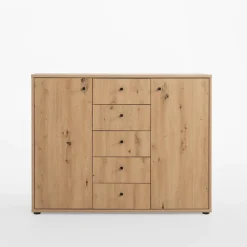 Komoda TEMPRA 2 2D5S dąb artisan