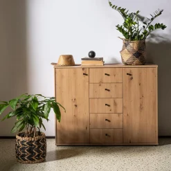 Komoda TEMPRA 2 2D5S dąb artisan