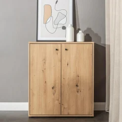 Komoda TEMPRA 2 niska 2D dąb artisan