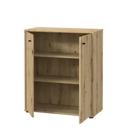 Komoda TEMPRA 2 niska 2D dąb artisan