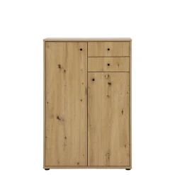 Komoda TEMPRA 2 wysoka 2D2S dąb artisan