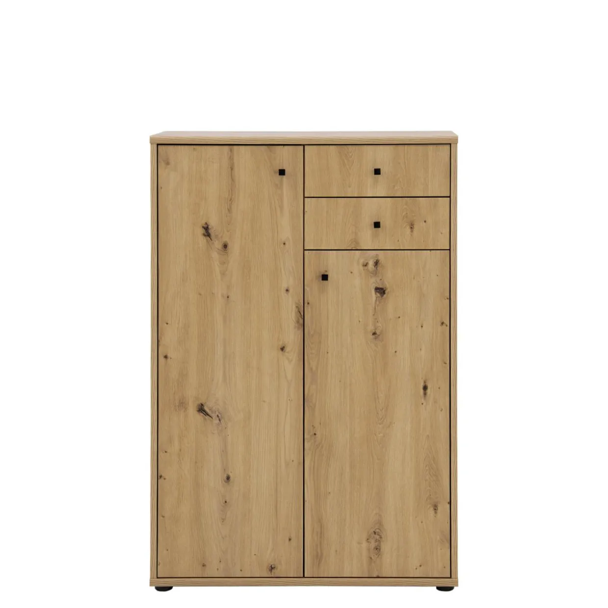 Komoda TEMPRA 2 wysoka 2D2S dąb artisan