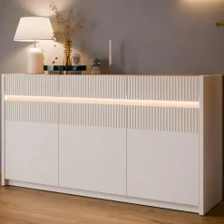 Komoda z oświetleniem OAK SQUERE 160 cm