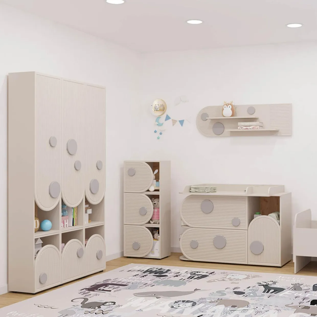 Komoda z oświetleniem PING