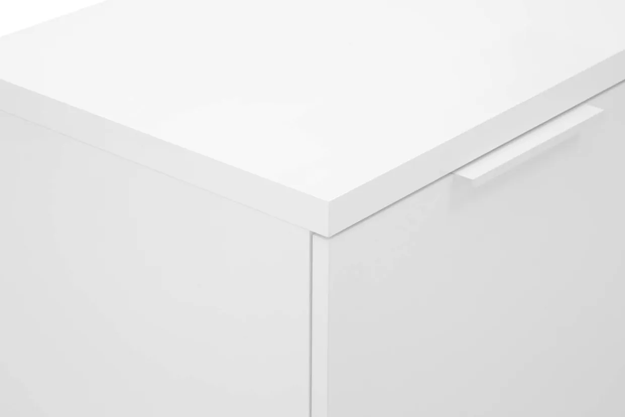 Komoda z szufladami biała MUNDI 170 cm