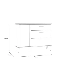 Komoda z szufladami LACETTI 120 cm