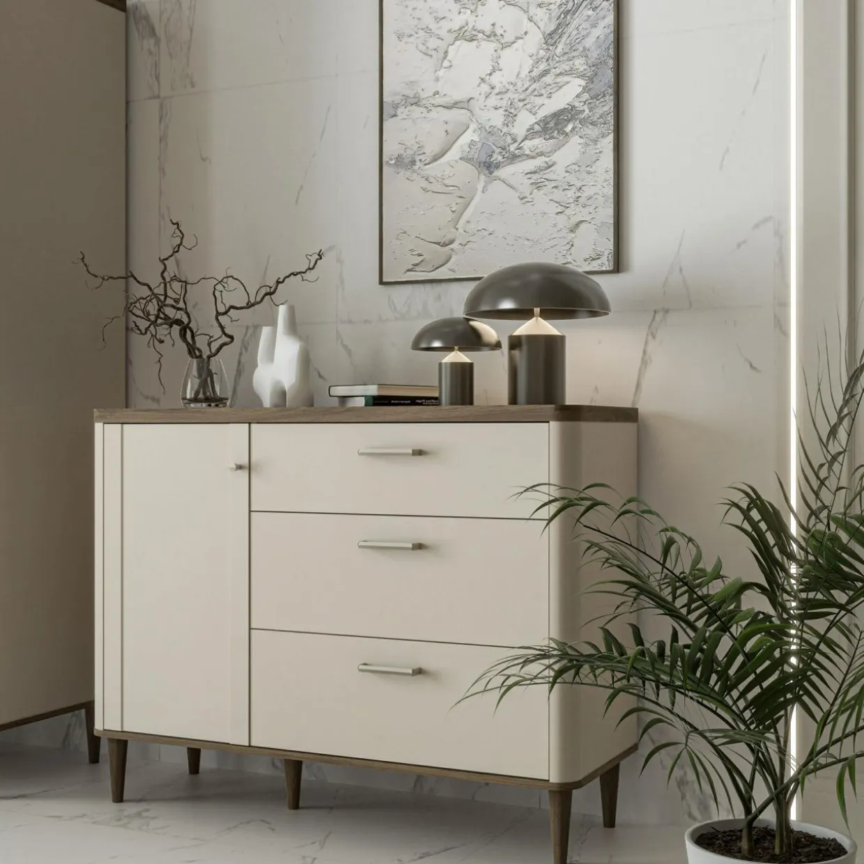 Komoda z szufladami LACETTI 120 cm
