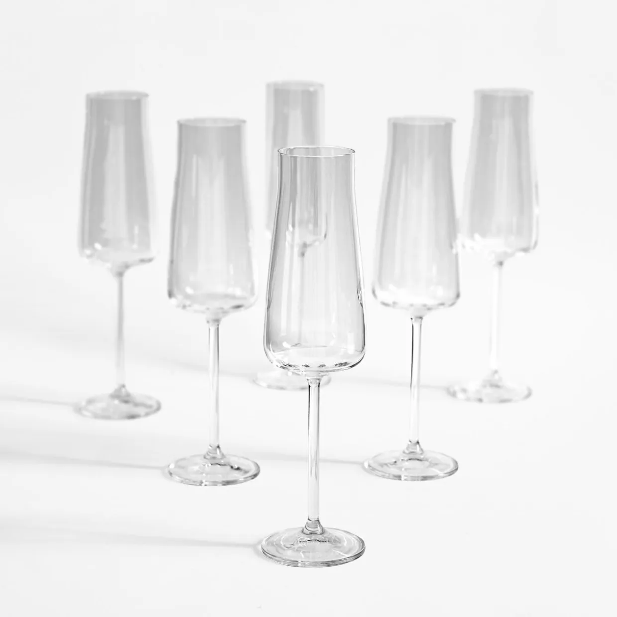 Komplet 6 kieliszków do szampana BOHEMIA PRESTIGE MARY 210 ml
