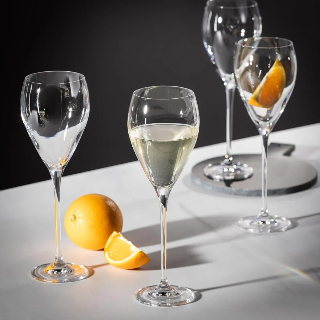 Komplet 4 kieliszków do wina PERLA 280 ml