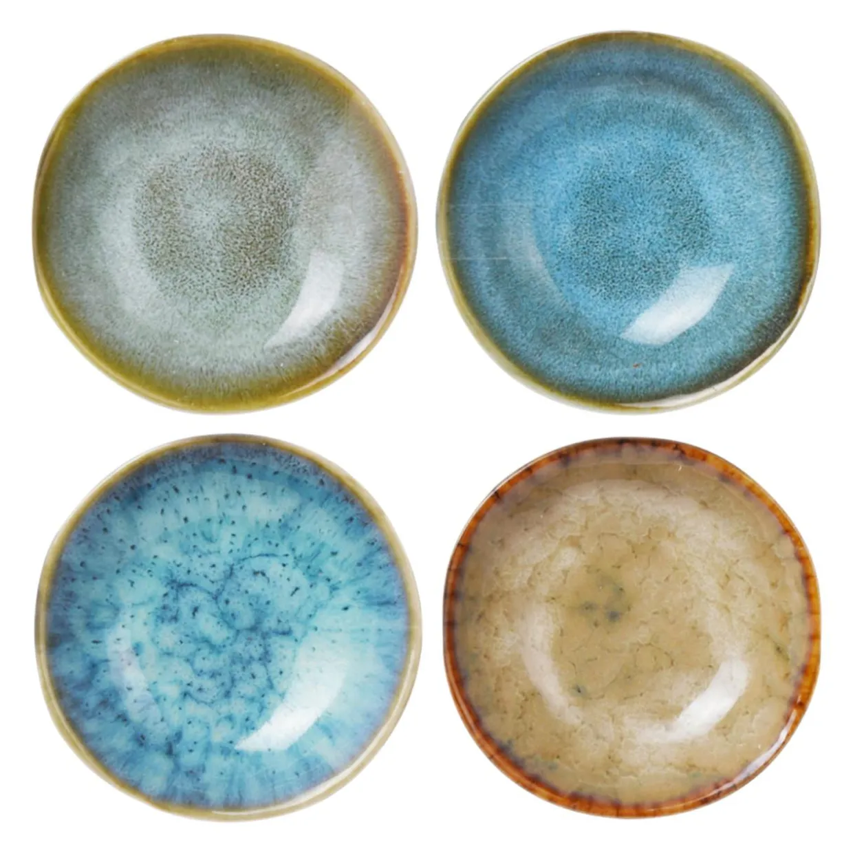 Komplet 4 misek ceramicznych 9x2.5 cm