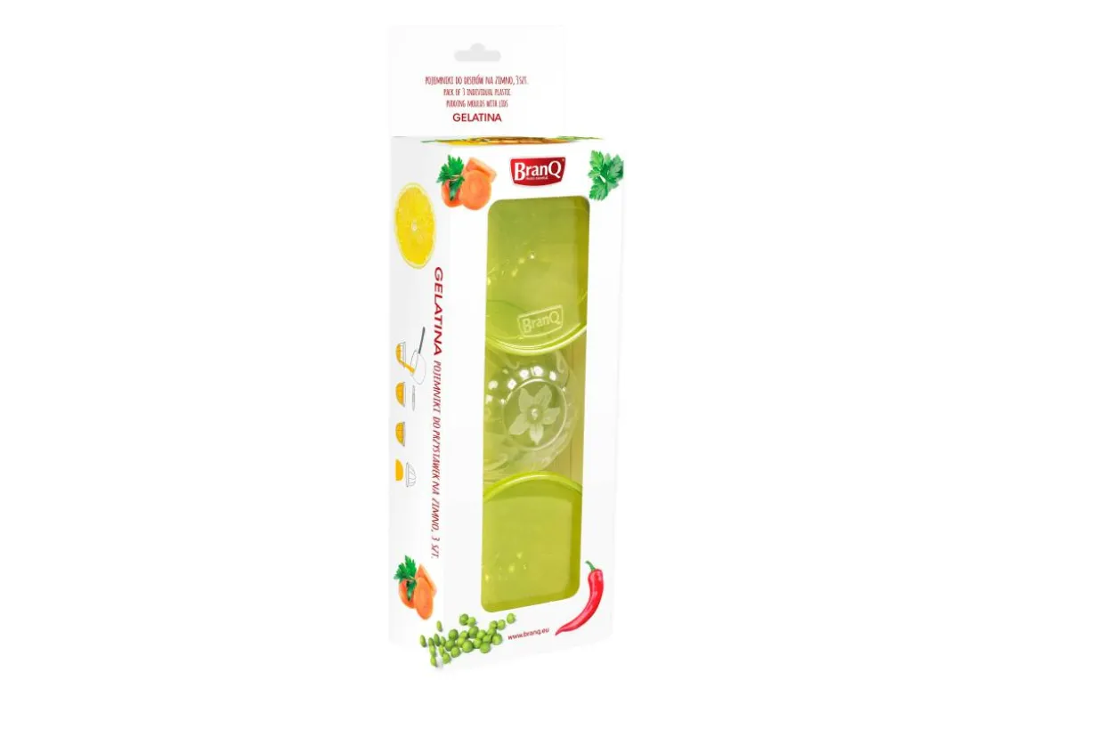 Komplet 3 pojemników GELATINA