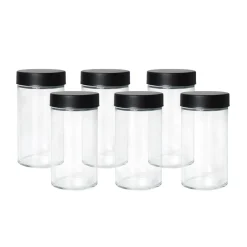 Komplet 6 pojemników na przyprawy 90 ml