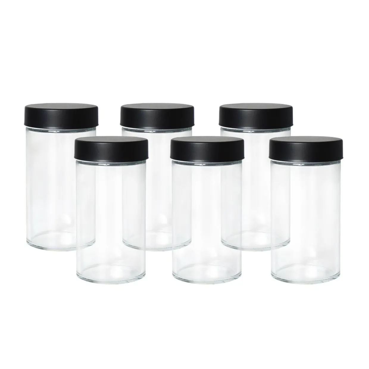 Komplet 6 pojemników na przyprawy 90 ml