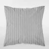 Komplet 2 poszewek z adamaszku szare PURE 40x40 cm