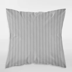 Komplet 2 poszewek z adamaszku szare PURE 40x40 cm