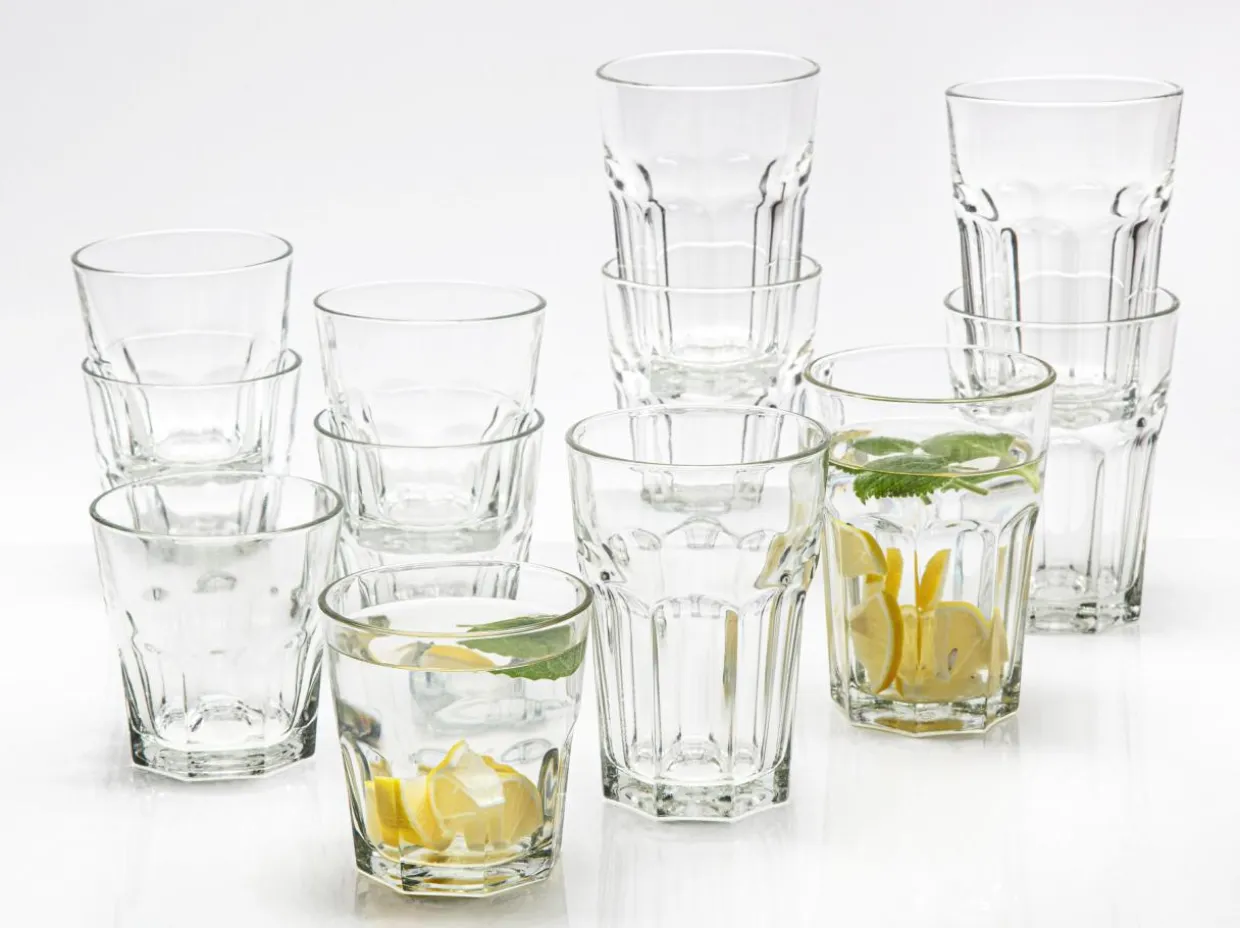 Komplet 12 szklanek 250 ml + 360 ml