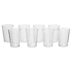 Komplet 8 szklanek do napojów 200 ml