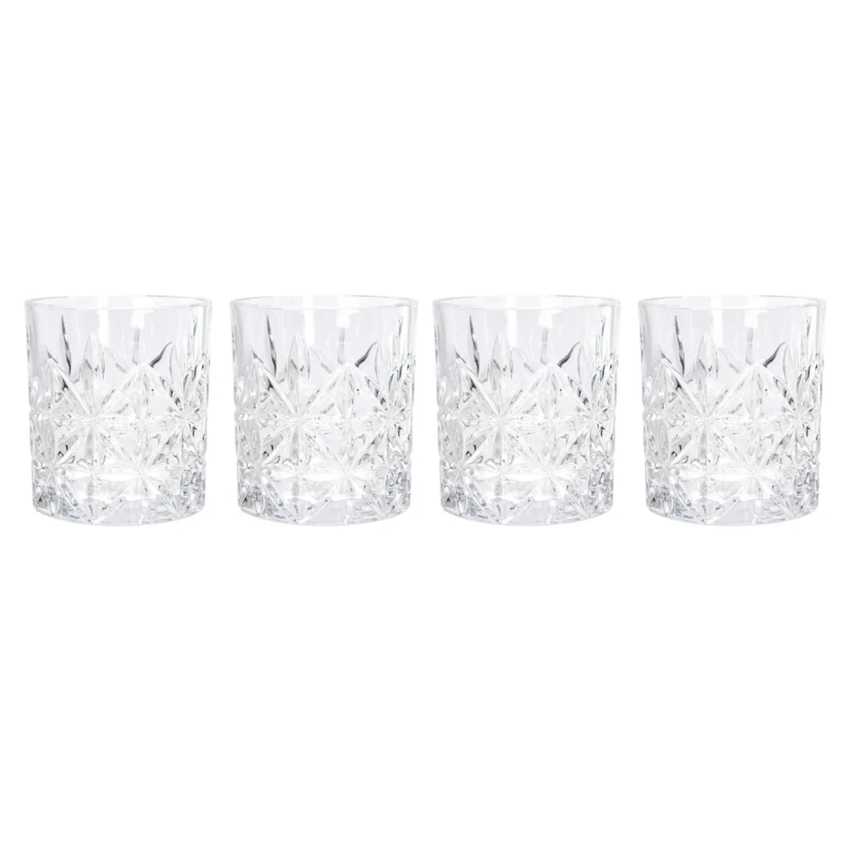 Komplet 4 szklanek do whisky 230 ml
