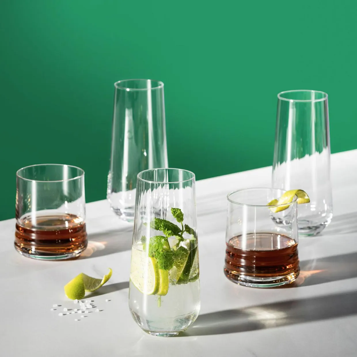 Komplet 4 szklanek do zimnych napojów SHAKE N°4 WHISKY SOUR 280 ml