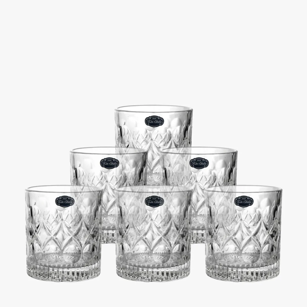 Komplet 6 szklanek niskich SAVERIA 300 ml