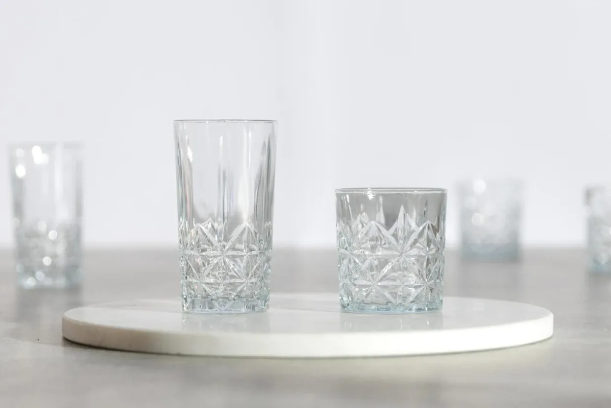 Komplet 4 szklanek wysokich do napojów 260 ml
