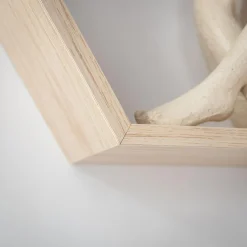Komplet 3 szt. półek ściennych geometrycznych