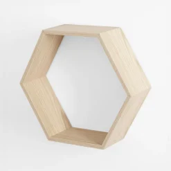 Komplet 3 szt. półek ściennych geometrycznych