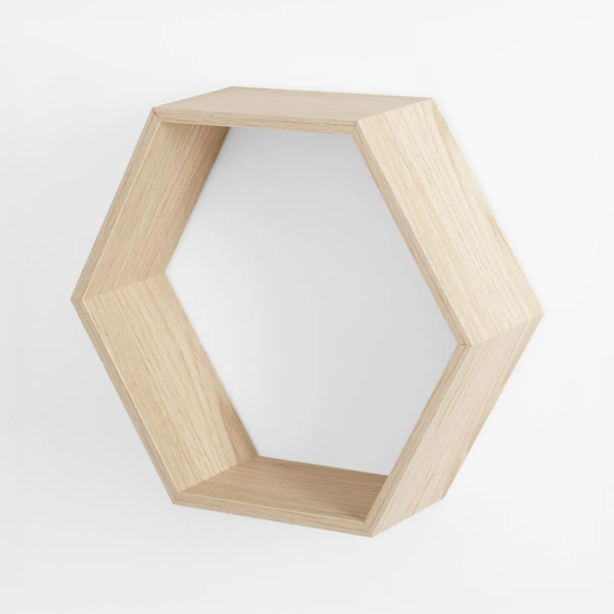 Komplet 3 szt. półek ściennych geometrycznych