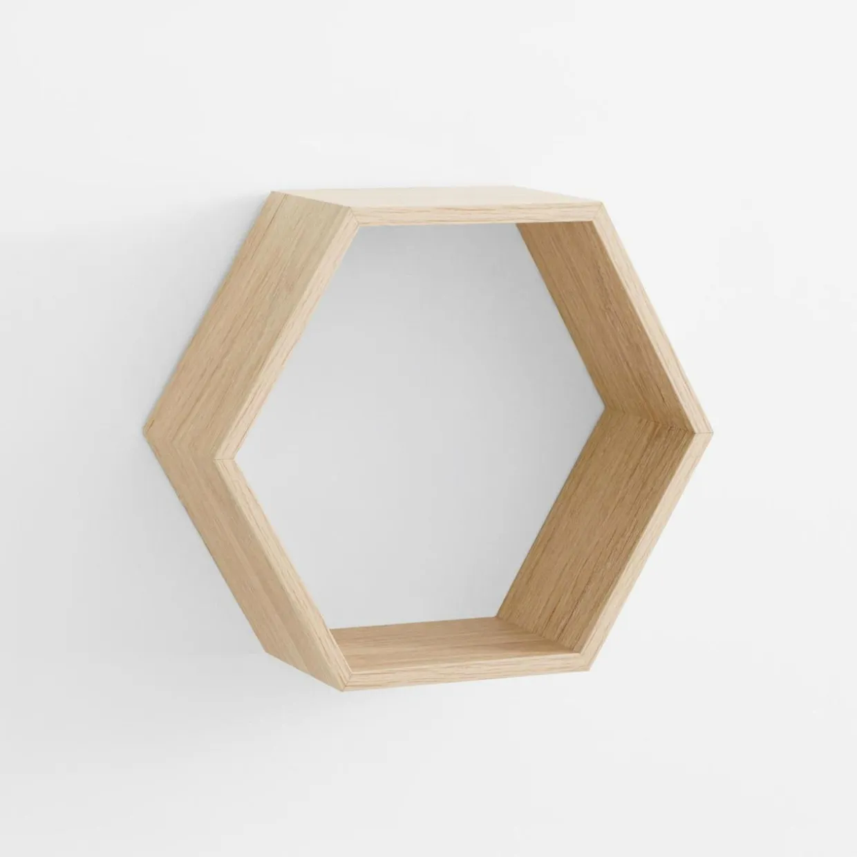 Komplet 3 szt. półek ściennych geometrycznych