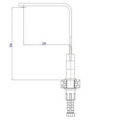 Komplet - zlewozmywak CANTO 130 z baterią GALLA i matą ALLROUND beton